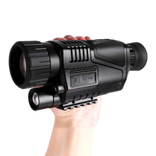 Load image into Gallery viewer, 5X40 Infrared Hunting Night Vision Monocular HD Powerful Telescope Military Digital night-vision Camera long range in Dark night - Black