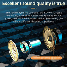 Load image into Gallery viewer, HiFi Wireless Headphones Bluetooth Foldable Headset Support TF Card/FM Radio Stereo Headset With Mic Deep Bass