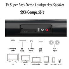 Load image into Gallery viewer, Wireless Bluetooth Sound bar Speaker System Super Power Sound Speaker Wired Wireless Surround Stereo Home Theater TV Projector