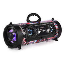 Load image into Gallery viewer, 16W Portable Column Bluetooth-compatible Speaker Move KTV 3D Sound System Sound Bar Subwoofer Music Wireless Speaker USB - British style