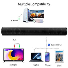 Load image into Gallery viewer, Wireless Bluetooth Sound bar Speaker System Super Power Sound Speaker Wired Wireless Surround Stereo Home Theater TV Projector