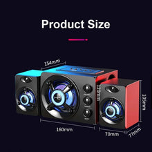 Load image into Gallery viewer, Audio Center Home Theater System For Computer PC TV Subwoofer Wireless Caixa De Som Bluetooth Speaker Music Sound Box Blutooth