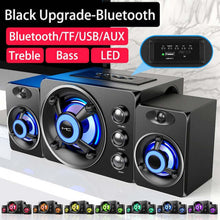 Load image into Gallery viewer, Audio Center Home Theater System For Computer PC TV Subwoofer Wireless Caixa De Som Bluetooth Speaker Music Sound Box Blutooth - China - Wired Bluetooth B