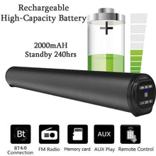 Load image into Gallery viewer, Wireless Bluetooth Sound bar Speaker System Super Power Sound Speaker Wired Wireless Surround Stereo Home Theater TV Projector