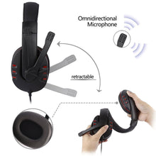 Load image into Gallery viewer, Comfortable USB Wired Stereo Micphone Headphone