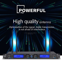 Load image into Gallery viewer, Wireless Microphone G-MARK G440 Professional Four-Channel Handheld Microphone for Karaoke Stage Performance Church Wedding