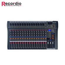 Mixing console with digital microphone 16 channels with USB BT 48 V Phantom Power Professional Karaoke DJ Audio Mixer