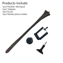 Load image into Gallery viewer, Flexible Selfie Stick Monopod Tripod Monkey Holder for GoPro for IPhone Camera Phone Car Bicycle Universal - China - black