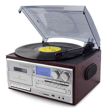 Load image into Gallery viewer, Multiple Vinyl 3 Speed Vinyl Turntable Record Player With Speaker