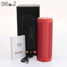 Load image into Gallery viewer, M&J Wireless Best Bluetooth Speaker Waterproof Portable Outdoor Mini Column Box Loudspeaker Speakers Design for iPhone Xiaomi - Red with box