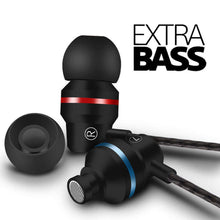 Load image into Gallery viewer, Wired 3.5mm In Ear Earphone for Samsung S6 Xiaomi Phone - black