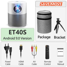 AUN Full HD 1080p ET40 Android 9 Beamer LED Mini Projector