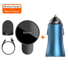 Load image into Gallery viewer, Baseus Magnetic Car Phone Holder Wireless Charger for iPhone 12
