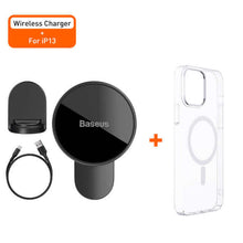 Load image into Gallery viewer, Baseus Magnetic Car Phone Holder Wireless Charger for iPhone 12