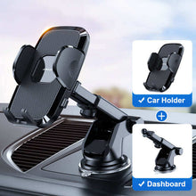 Load image into Gallery viewer, Dashboard Phone Holder for Car with 9 Inch Flexible Arm and Universal Handsfree Auto Windshield Air Vent Phone Mount - China - Dashboard