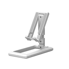 Load image into Gallery viewer, Foldable Tablet Mobile Phone Desktop Phone Stand for iPad iPhone Samsung - white