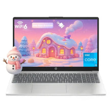 Load image into Gallery viewer, HP 15.6" HD TouchScreen Business Laptop, Intel Core i3-1315U, 32GB DDR4 RAM, 2TB SSD, Wi-Fi 6, Windows 11 Home, Natural Silver
