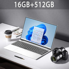 Load image into Gallery viewer, 15.6&quot; Ultra Slim Laptop 16GB RAM 2TB SSD Intel N3700 Notebook Gamer  1920*1080  Display Office Study Computer PC Windows 11 Pro
