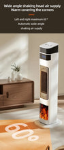 Load image into Gallery viewer, 1500W Ceramic Tower Heater &amp; Humidifier - 4-in-1 with wide angle shaking head air supply for efficient heating.
