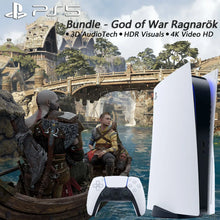 Load image into Gallery viewer, Sony PS5 PlayStation 5 Digital Edition Bundle - God of War Ragnark, Optical Drive Version Games Ultra High Speed PS 5
