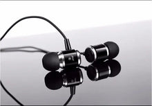 Load image into Gallery viewer, High quality Fashion cool metal shell Supper Bass Earphone  For IPhone 5 5S 4 Samsung MP3 MP4 Xiaomi Sony
