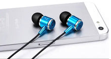 Load image into Gallery viewer, High quality Fashion cool metal shell Supper Bass Earphone  For IPhone 5 5S 4 Samsung MP3 MP4 Xiaomi Sony
