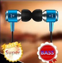 Load image into Gallery viewer, High quality Fashion cool metal shell Supper Bass Earphone  For IPhone 5 5S 4 Samsung MP3 MP4 Xiaomi Sony
