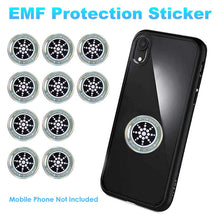 Load image into Gallery viewer, 10PCS EMF Protection Sticker Anti Radiation Cell Phone Sticker for Phone iPhd Laptop and All Electronic Devices
