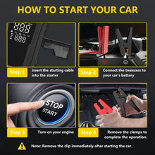 Load image into Gallery viewer, YINGBOOST Car Jump Starter with Air Pump Peak 4000A Jump Starter&amp;150PSI Air Compressor, Portable Auto Power Bank ,Tire Inflator
