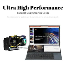 Load image into Gallery viewer, Dual Screen Laptop 16.1 Inch + 14.1 Inch Touch Screen Core i7 10750H Processor Gaming Laptop DDR4 16/32GB SSD Notebook Computer
