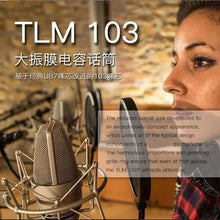 Load image into Gallery viewer, Free Shipping TLM 103  Cardioid Condenser Vocal Microphone 34mm Condenser tlm103 Recording Studio Professional Microphone

