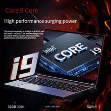 Load image into Gallery viewer, New 16.1 inch Gaming Laptop Intel Core i9-10885H i7-10750H GTX 1650 4G Mini PC Windows 10/11 64GB  4TB SSD Ultra book Computer
