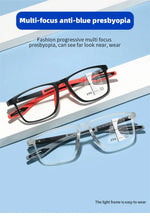 Load image into Gallery viewer, Smart Photochromic Presbyopia Glasses TR90 Sports Progressive Multifocal Reading Eyeglasses Finished Near Far Bifocal Eyewear
