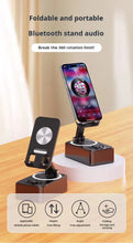 Load image into Gallery viewer, New Cell Phone Holder Stand With Bluetooth Speaker Adjustable Desktop
