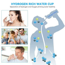 Load image into Gallery viewer, Hydrogen Water Bottle Generator Hydrogen Rich Health Cup Alkaline Ionizer USB Rechargeable Portable hydrogen Water Ionizer
