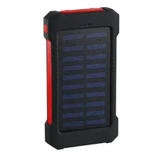 Load image into Gallery viewer, Solar Power Bank Waterproof 30000mAh Solar Charger USB Ports External Charger Powerbank for Xiaomi 5S Smartphone with LED Light
