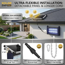 Load image into Gallery viewer, Solar Bug Zapper Outdoor Waterproof
