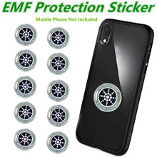 Load image into Gallery viewer, 10PCS EMF Protection Sticker Anti Radiation Cell Phone Sticker for Phone iPhd Laptop and All Electronic Devices
