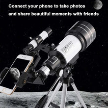 Load image into Gallery viewer, Professional Astronomical Telescope F30070 Monocular 150 Times Zoom HD Night Vision  View Moon Star  AZM70300 Stargazing
