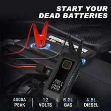 Load image into Gallery viewer, YINGBOOST Car Jump Starter with Air Pump Peak 4000A Jump Starter&amp;150PSI Air Compressor, Portable Auto Power Bank ,Tire Inflator

