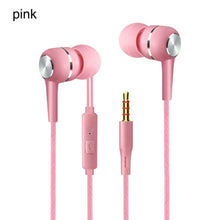 Load image into Gallery viewer, High Quality Wired Earphone Brand New Stereo In-Ear 3.5mm Metal Weave Cable Earphone Headset For Laptop Smartphone Gifts Headpho
