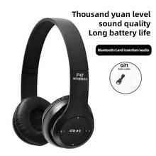 Load image into Gallery viewer, Stereo P47 Headset 5.0 Bluetooth Headset Folding Series Wireless Sports Game Headset for HuaWei XiaoMi
