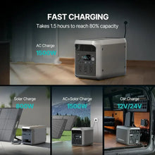 Load image into Gallery viewer, Power Station LiFePO4 3300W Boost 2200W AC 6 Ports 41lb Camping RV
