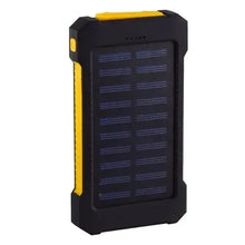 Load image into Gallery viewer, Solar Power Bank Waterproof 30000mAh Solar Charger USB Ports External Charger Powerbank for Xiaomi 5S Smartphone with LED Light
