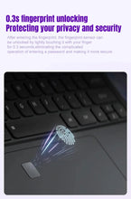 Load image into Gallery viewer, CRELANDER Intel laptop 15.6" +7" Touch Screen 32GB RAM 1TB SSD Backlit keyboard Windows 11 Notebook Computer Dual Screen Laptop
