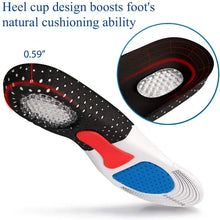 Load image into Gallery viewer, 6Pcs Orthopedic Insoles for Feet Arch Support Plantar Fasciitis Orthopedic Insole Silicone Shock Absorbing Soft Running Cushion
