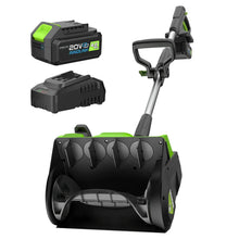 Load image into Gallery viewer, Deli Steelite 42V 20" Cordless Snow Blower – 850 Lbs/Min, Dual 4.0Ah Batteries &amp; Charger Included – Effortless Snow Removal
