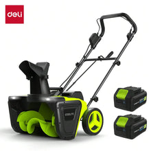 Load image into Gallery viewer, Deli Steelite 42V 20" Cordless Snow Blower – 850 Lbs/Min, Dual 4.0Ah Batteries &amp; Charger Included – Effortless Snow Removal
