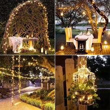 Load image into Gallery viewer, LED Solar Light Outdoor Garden Fairy String Light Led Twinkle Waterproof Lamp for Christmas Patio Tree Party 6m/12m/23m/33m
