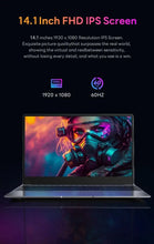 Load image into Gallery viewer, 【5-year warranty】2025 New Portable Notebook Windows 11 Pro 14.1 inch Gaming  Computer PC Gamer Intel Core i9 8950HK Laptops i9
